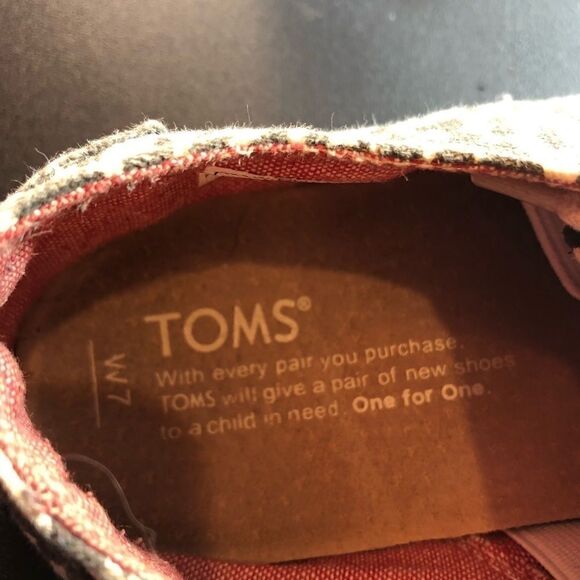 Toms black and white pattern sneakers - Picture 8 of 8